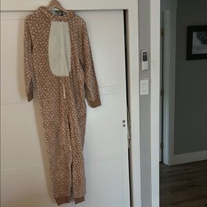 Women's Holiday Reindeer Onesie